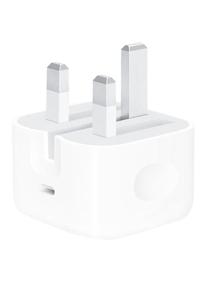 Appeal Fast and efficient charging with 20W USB C Triple Plug Power Adapter White - Image 1
