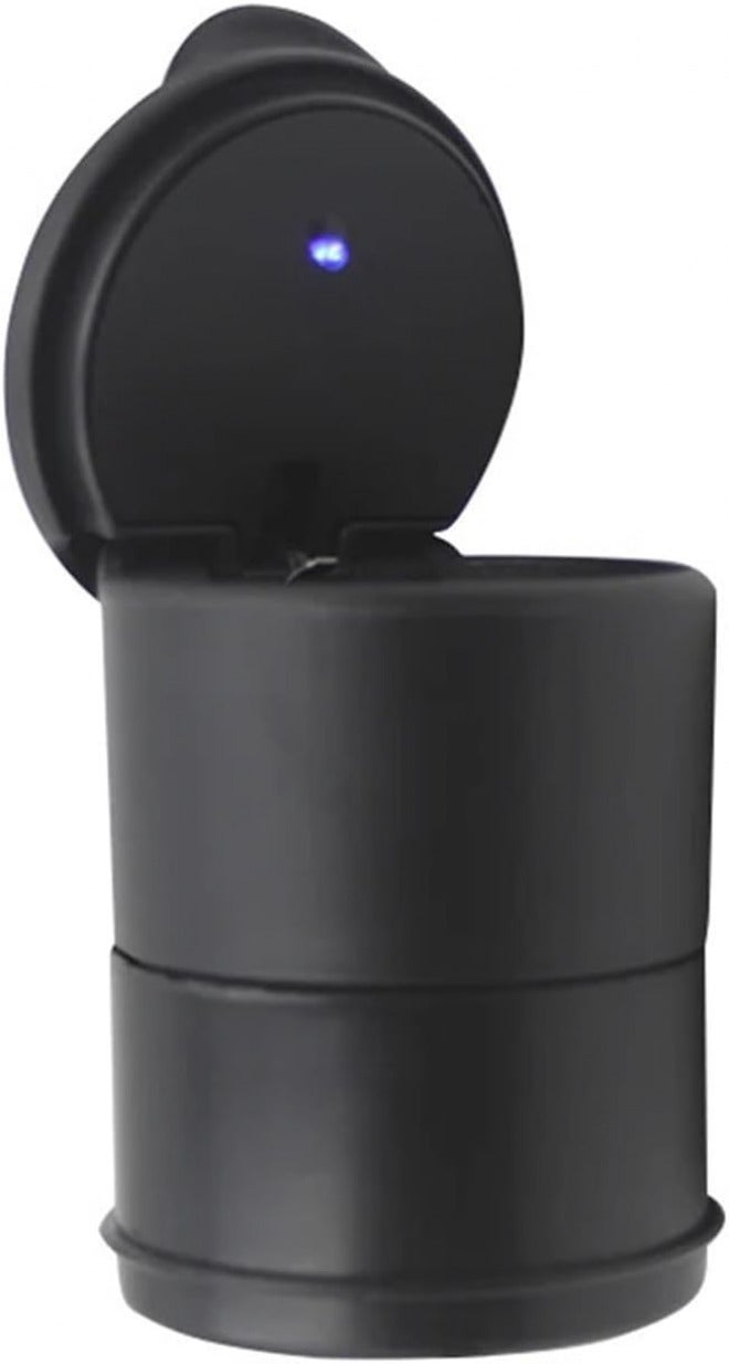 1pc Car Ashtray With LED Flame Retardant Design - Stylish, Practical, And Durable With non-skid Pad - Image 4