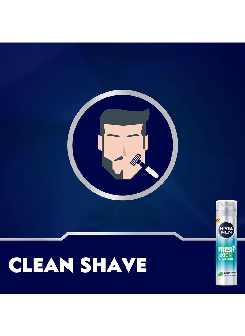 Nivea Fresh and Vivid Shaving Gel 200ml  - Image 2