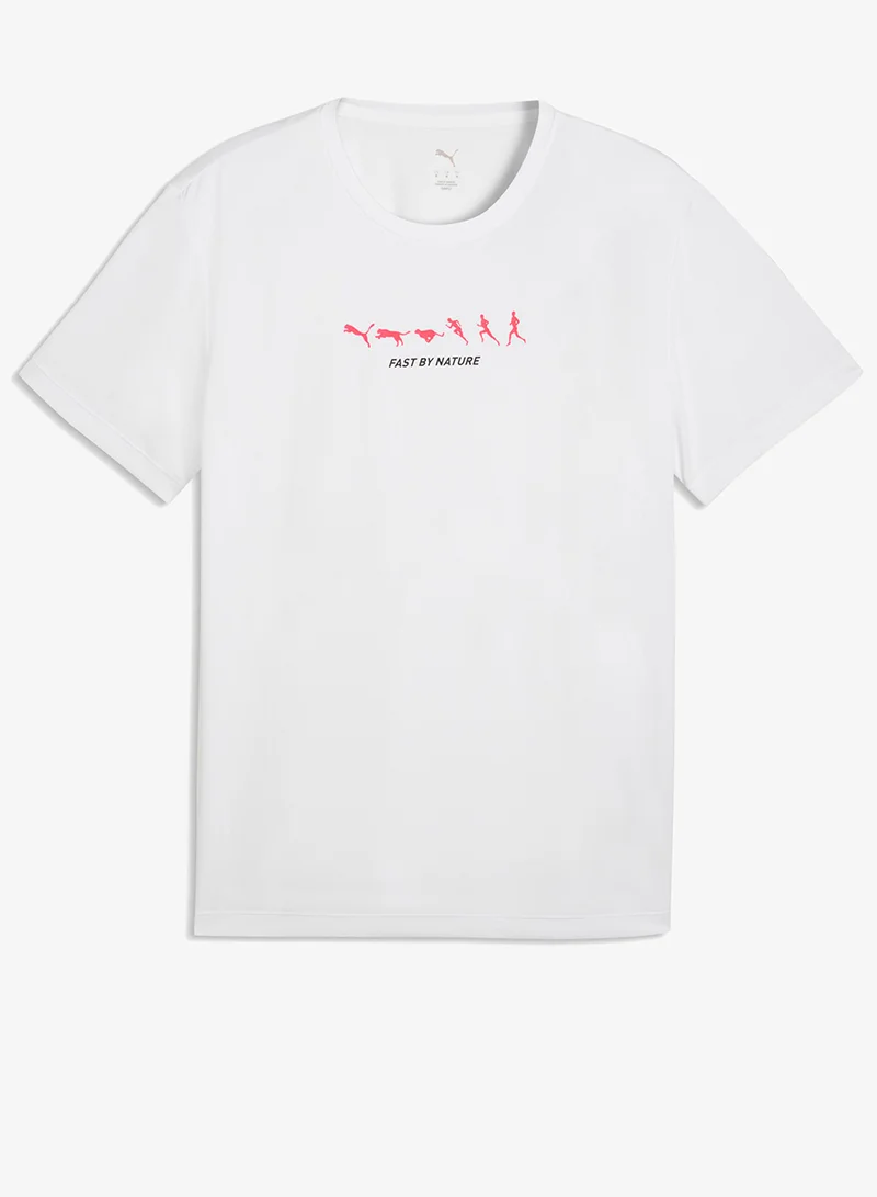 Puma Run Slogan Graphic T-Shirt