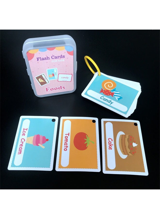 Children's Starter Memory English Word Flashcards, Fruits and Foods  - Image 3