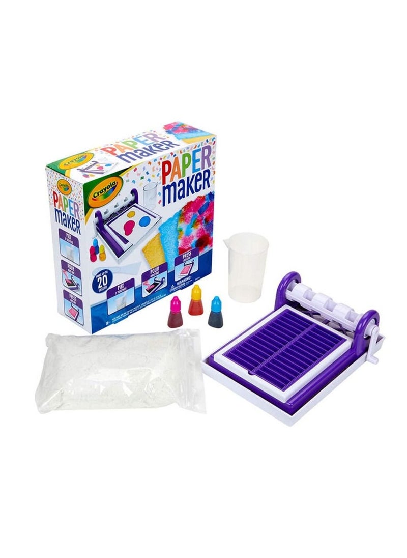 Crayola - Maker Machines Paper Kit Diy Paper Making Craft Kit - Image 1