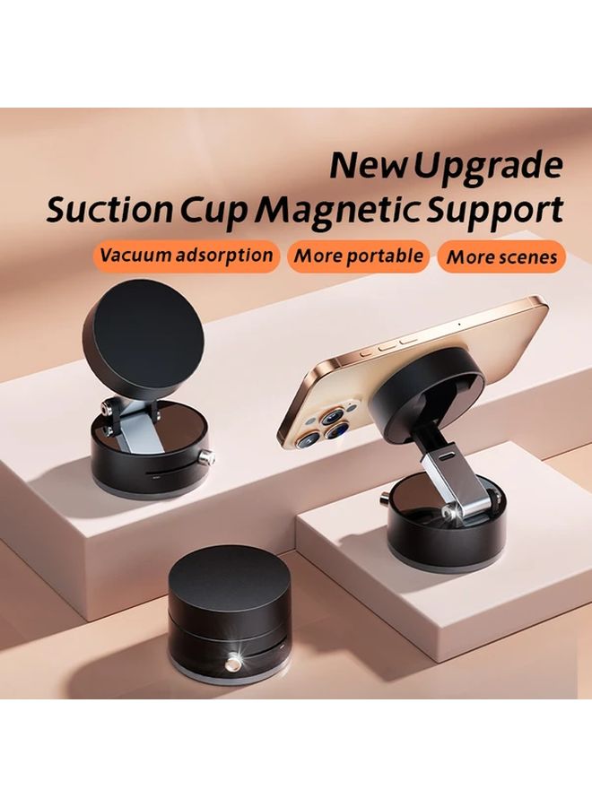 White Vacuum Adsorption Car Phone Holder Universal Navigation Stand - Image 2