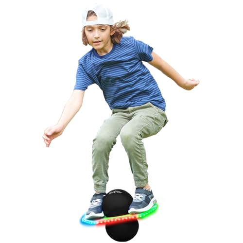 Flybar Pogo Trick Ball for Kids Balance Bounce Board with AntiSlip Deck Pump Included Indoor Outdoor Toys for Boys and Girls Fun Way to Reduce Screen Time Supports up to 160 lbs Ages 6 - Image 5