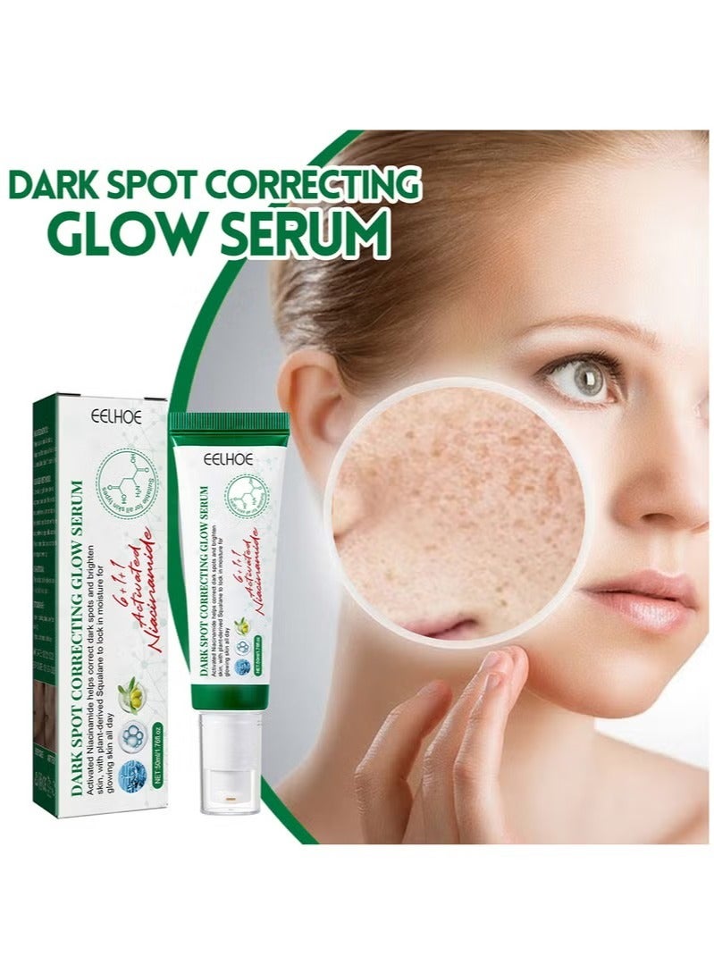 EELHOE Dark Spot Correcting Glow Serum, Moisturizing Whitening Brightening Serum, Dark Spot Treatment, Repair Dullness, for Acne Scars, Fine Lines, Hyperpigmentation and Dark Circles 50ml  - Image 3