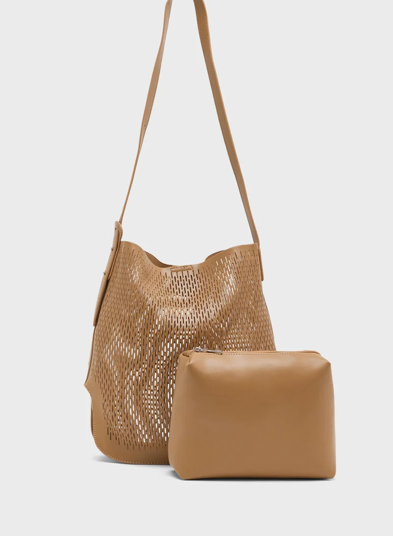 Ginger Corduroy Tote Bag