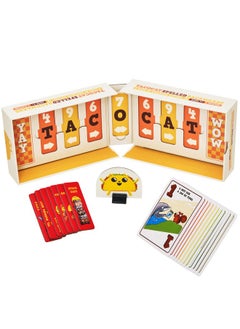 إكسبلودنج كيتنس أل أل سي Tacocat Spelled Backwards By Exploding Kittens - 2 Players - Ages 7+ - 15 Minutes To Play - Clever Family Board Game - لعبة للأزواج، ليلة لعب عائلية، لعبة لوحية للأطفال والكبار  - Image 4