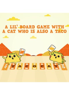 إكسبلودنج كيتنس أل أل سي Tacocat Spelled Backwards By Exploding Kittens - 2 Players - Ages 7+ - 15 Minutes To Play - Clever Family Board Game - لعبة للأزواج، ليلة لعب عائلية، لعبة لوحية للأطفال والكبار  - Image 3