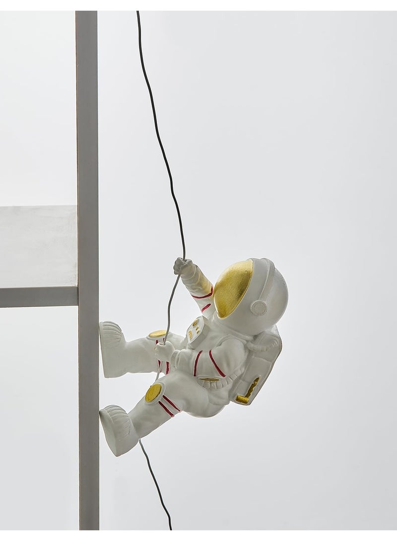 SOLARAE Astronauts Wall Sculpture Climber Figurines, Modern Home Decor, Outer Space Theme Decoration, 3D Wall Decor for Children's Room, Study Room, Bathroom, Climbing Astronaut Wall-Hanging Decor - Image 3
