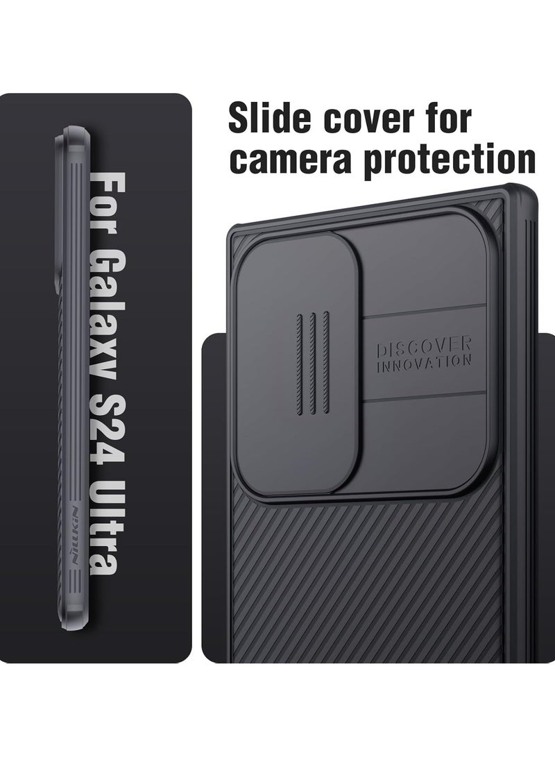 Nillkin Case Cover CamShield Pro Magnetic Wireless Charging Case With Slide Camera For Samsung Galaxy S24 Ultra (Black) - Image 2