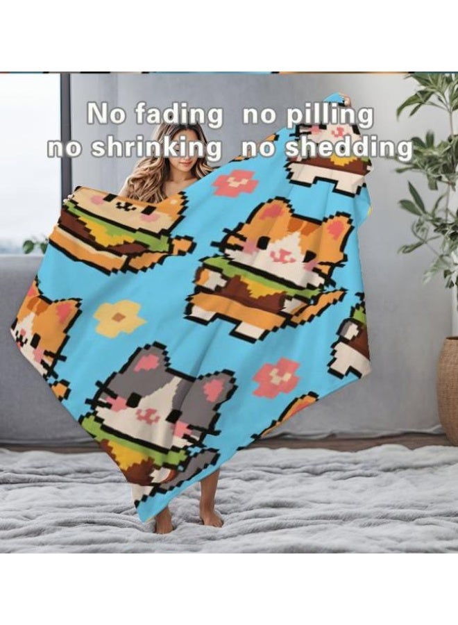 general Baby and children's cartoon flannel thin blanket (warm and comfortable, suitable for sleep, game use) 70cm*100cm - Image 2