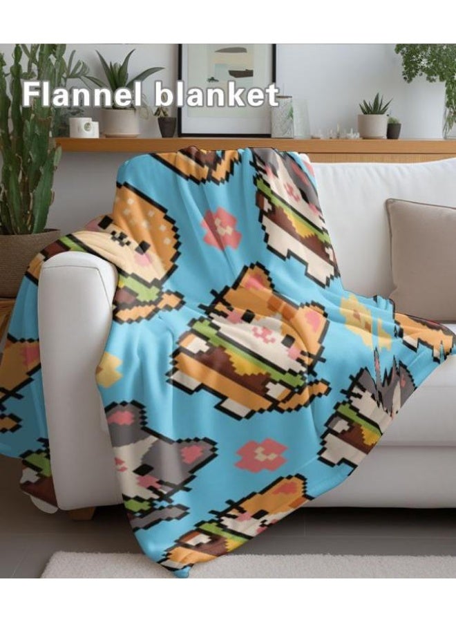 general Baby and children's cartoon flannel thin blanket (warm and comfortable, suitable for sleep, game use) 70cm*100cm - Image 3