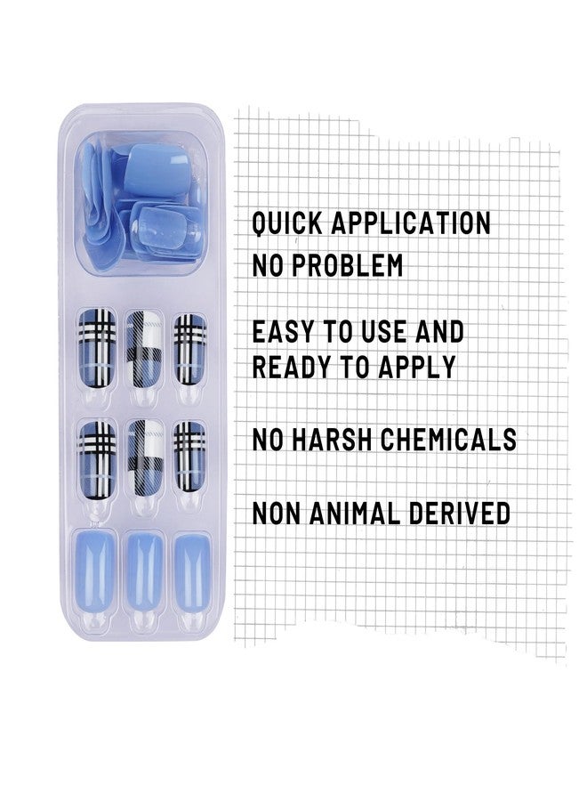 ليك أظافر ليك - أظافر فرنسية لاصقة، طقم تمديد أظافر، أظافر صناعية قابلة لإعادة الاستخدام، أظافر صناعية، مجموعة فن الأظافر، مجموعة أظافر صناعية مكونة من 30 قطعة (لا حاجة إلى غراء) - Image 3