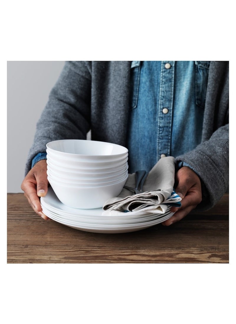 OFTAST - Tempered Opal Glass Dinner Plate - Image 1