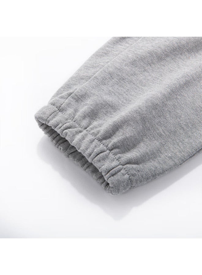 Hipanda o Panda Casual Pants For Men, Autumn Trendy Sports Loose-fit Tapered Versatile Long Trousers, Men's Gray, Size L - Image 4
