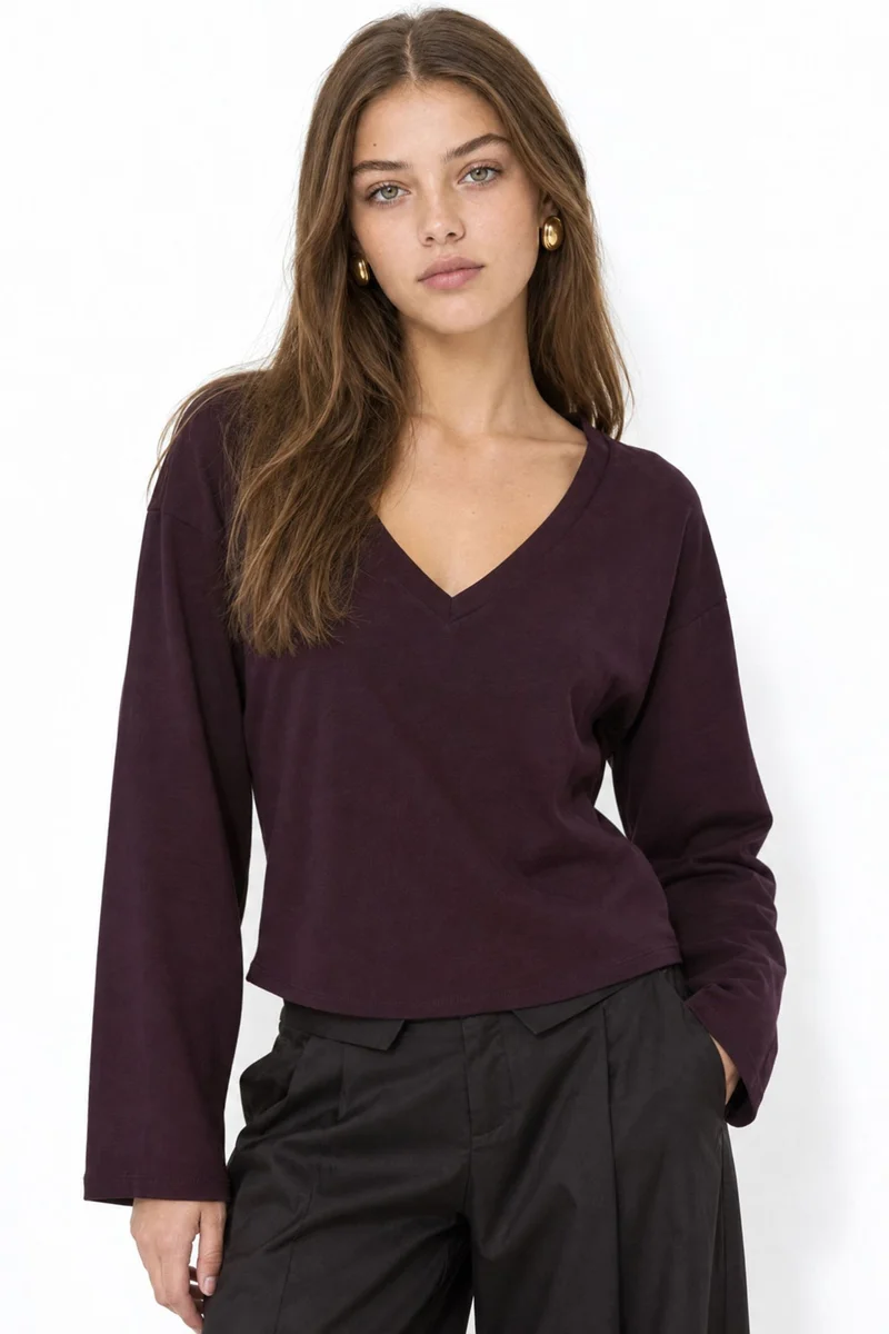BUSEM Women's Cotton Elastane T-Shirt