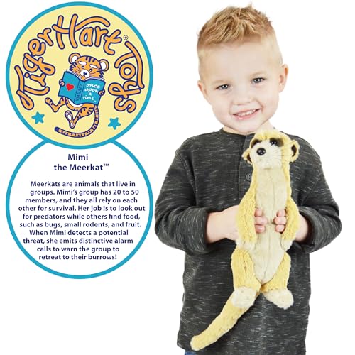 TigerHart Mimi The Meerkat 10 Inch Stuffed Animal Plush - Image 5