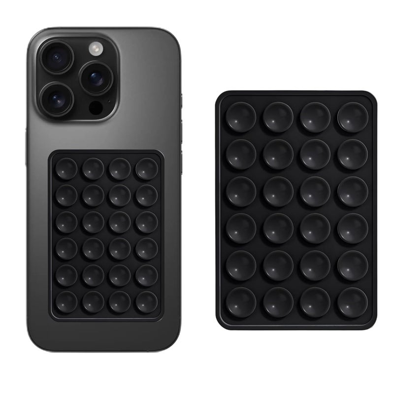Green Scapper 6 Pcs Silicone Suction Phone Case ReusableSuction Phone CaseContent Creator EssentialsHandsFree Mobile Accessory Holder Gripfor Mobile Phones Hard Disk Power Bank Multicolor - Image 1