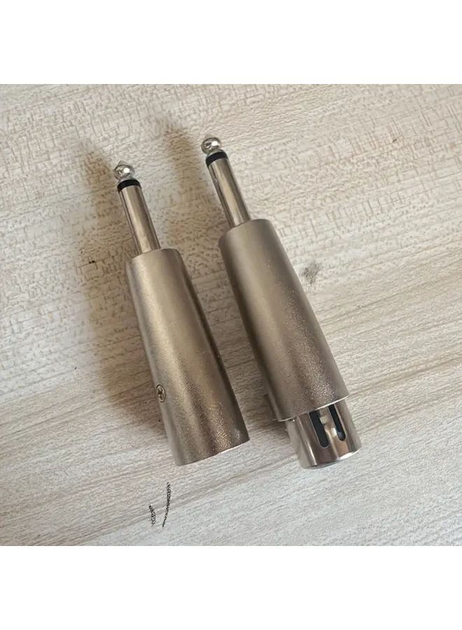 Xlr To 1 4 Inch Female Stereo Sound Adapter With Secure Clamp Male To Female - Image 1