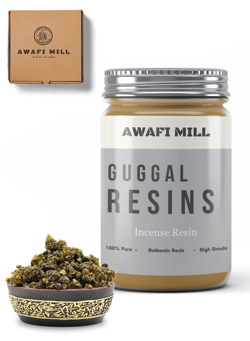 Awafi Mill Indian Guggal Resins | Natural Guggul Gum | Guggul Incense | Ayurvedic Resin  - Image 1