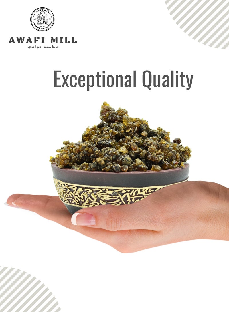 Awafi Mill Indian Guggal Resins | Natural Guggul Gum | Guggul Incense | Ayurvedic Resin  - Image 5