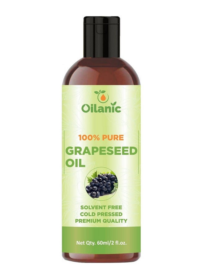 Oilanic 100% Pure & Natural Grapeseed Oil(60 ml)