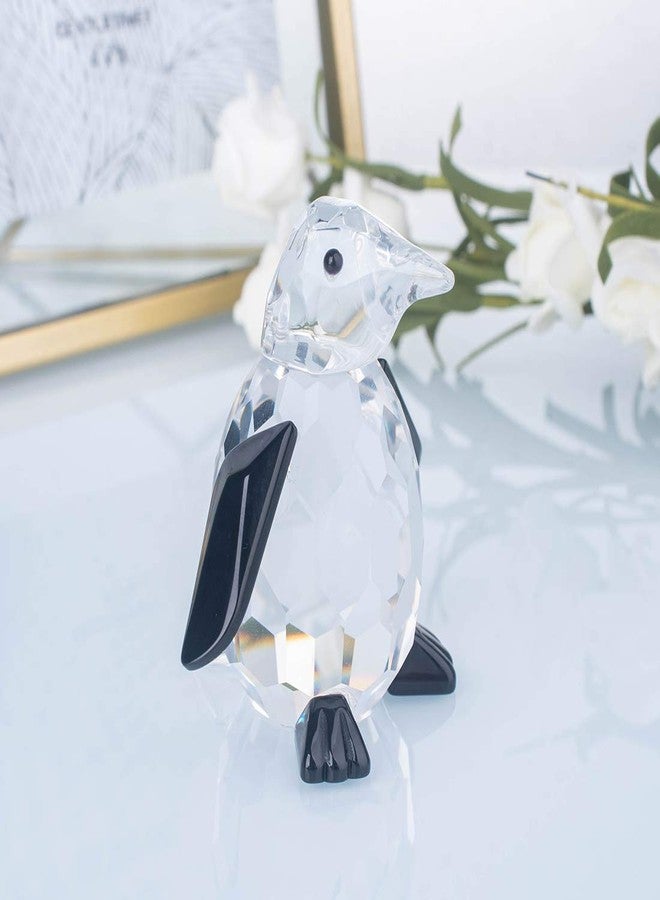 LONGWIN Crytal Cute Penguin Figurines of Glass Collectible Animal Figurines Desk Decoration Ornaments - Image 3