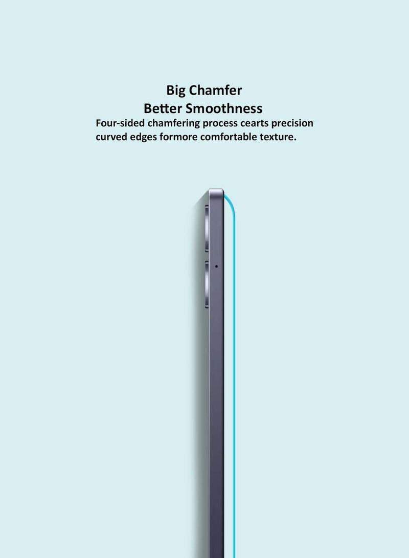 Wtech Realme Note 60 4G 2024 Premium Series Curved Edges 9H 2.5D Tempered Glass Screen Protector - Clear - Image 3