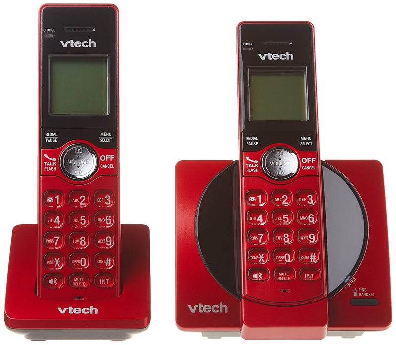 VTech CS6919-26 DECT 6.0 Cordless Phone with 2 Full Duplex Handsets - Red - Image 2