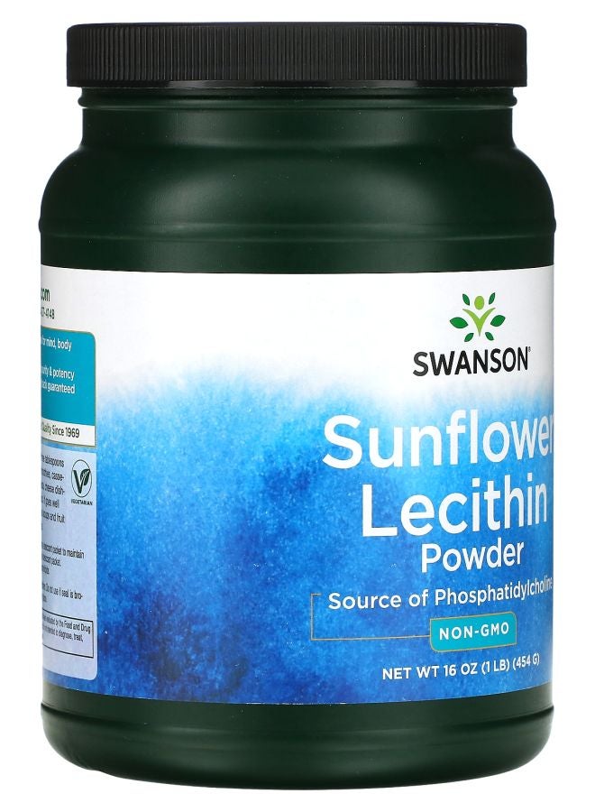 SWANSON Sunflower Lecithin Powder 1 lb (454 g) - Image 2