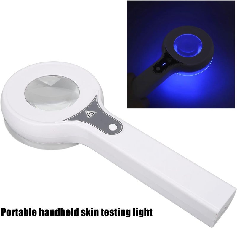 klarako Woods Lamp Skin Analyzer, 2 Gear Handheld Accurate Portable Magnifying Analyzer Machine for Skin Diagnosis Cat Dog Pets Face Skin Care - Image 2