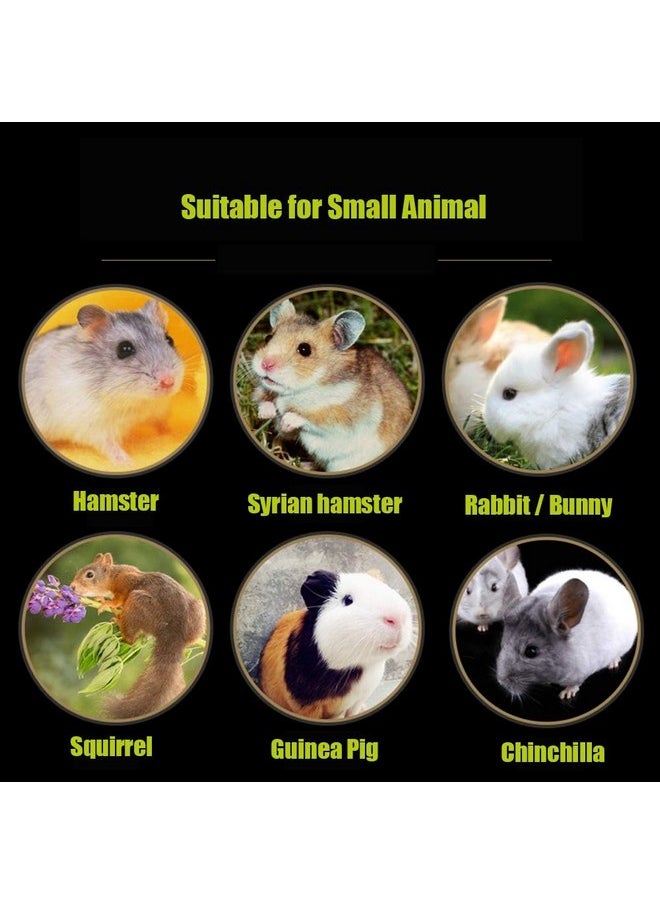 Hamiledyi Hamiledyi Rabbit Scratch Foot Pads 2Pack Bunny Grinding Claw Pad Small Animals Lava Grinding Teeth Stone Hamster Chew Sweet Bamboo Treats Toy for Chinchilla Ferret Guinea Pig Rat Gerbil Hedgehog Black  - Image 2