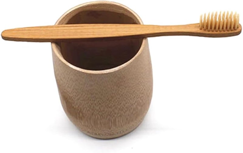 Bamboo Toothbrush 8 Pack Soft Bristles Biodegradable Wooden Sustainable Oral Care - Image 4