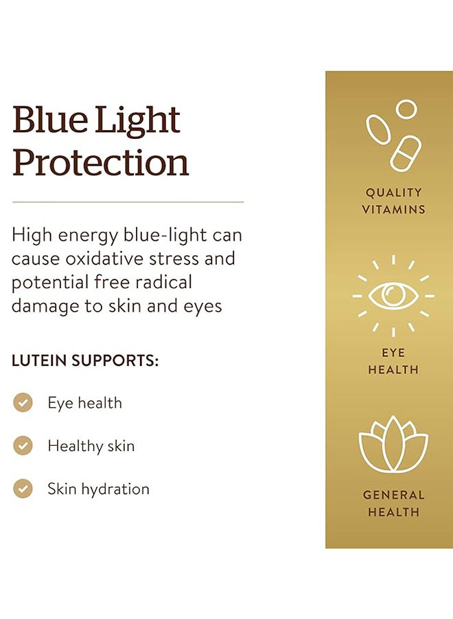 Solgar Lutein 40 Mg Supports Eye Health Gluten Wheat And Dairy Free  30 Softgels - Image 3