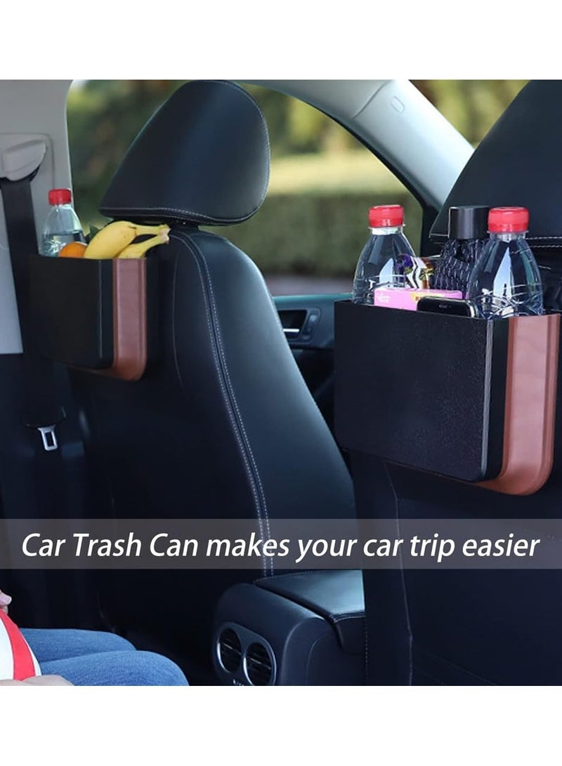 سلة المهملات المعلقة للسيارة، سلة المهملات القابلة للطي، سلة المهملات المعلقة للسيارة، سلة المهملات المقاومة للماء للسيارة، ملحقات المقعد الأمامي والخلفي - Image 5