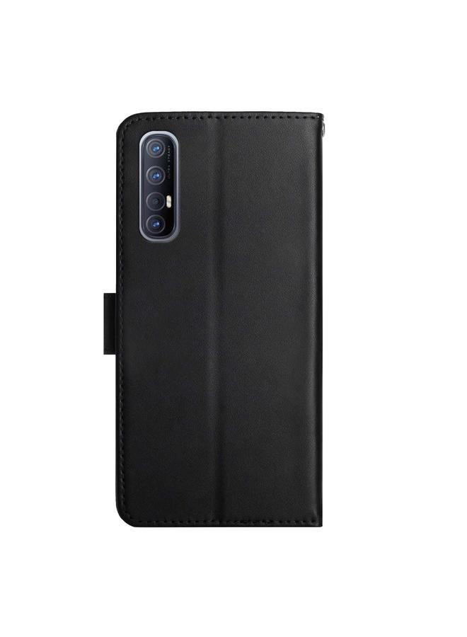 S-TOP Case For OPPO Reno3 Pro Genuine Leather Fingerprint-proof Horizontal Flip Phone Case - Image 3