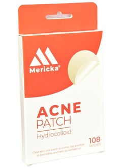 Premium Pimple Acne Patches Invisible Acne Patch Pimple Patch, 108 patches with Tea Tree Oil & Centella Oil - Hydrocolloid Acne Patches for Face - Cute Zit Patches for Quick Healing