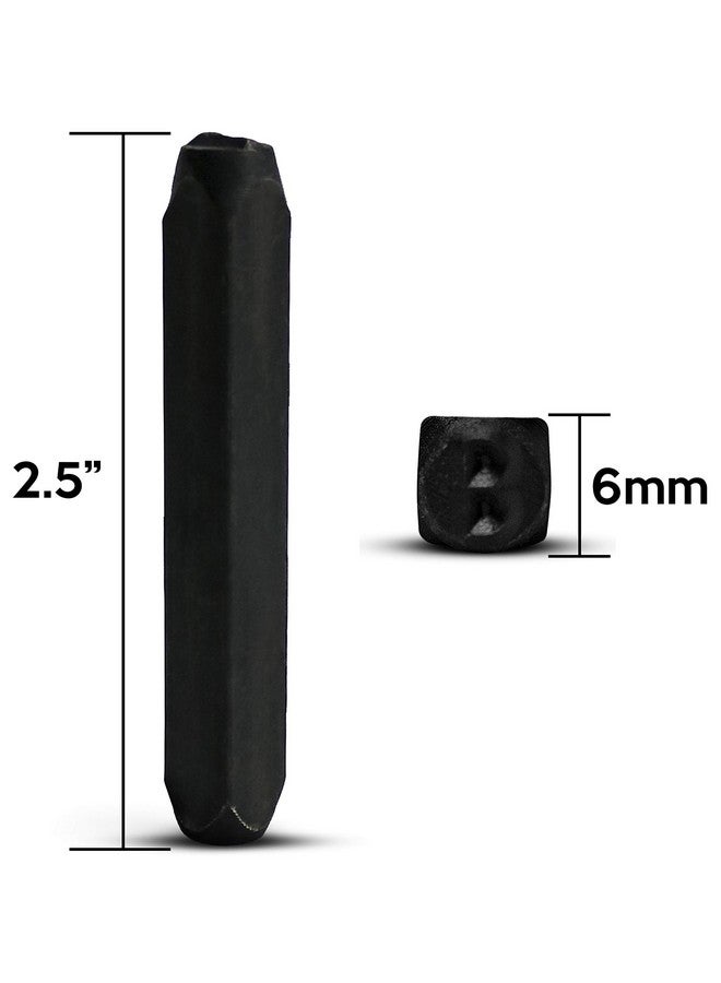 Bastex 36Pc Steel Metal Number And Letter Alphabet Id Stamping Punch Tool Set Kit - Image 3