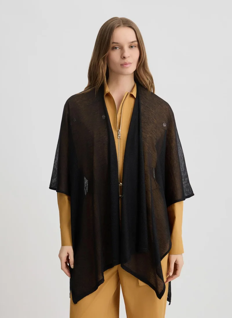 Liu Jo Lurex® knit poncho