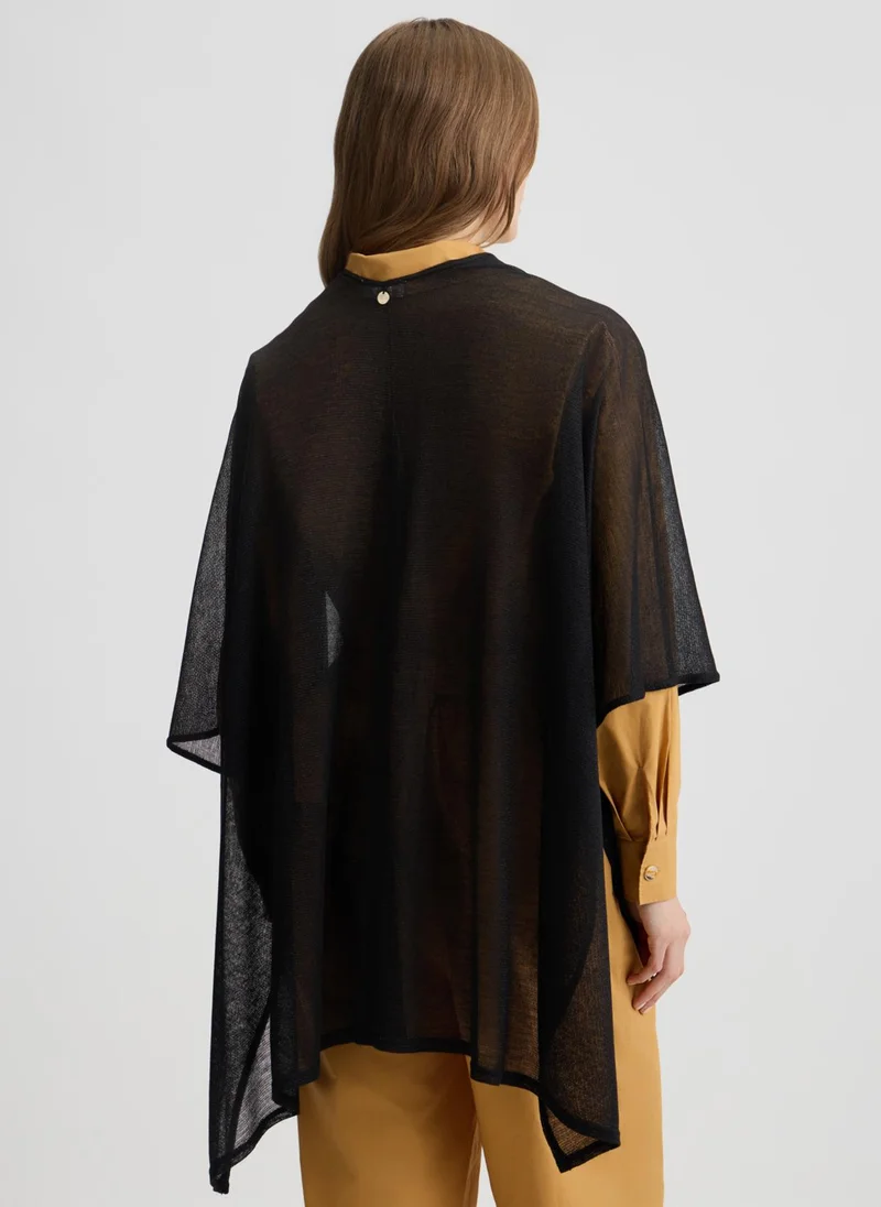 Liu Jo Lurex® knit poncho