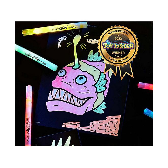 Crayola Deep Sea Creatures Glow Fusion Coloring Set - Image 2