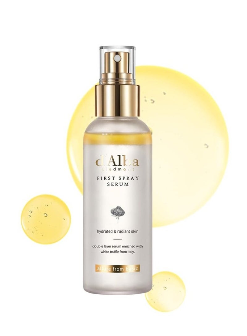 d'alba Piedmont Italian White Truffle First Spray Serum (Vegan), glowy hydrating serum face mist, dalbamist, Pack Of 1, 3.38 fl oz - Image 1