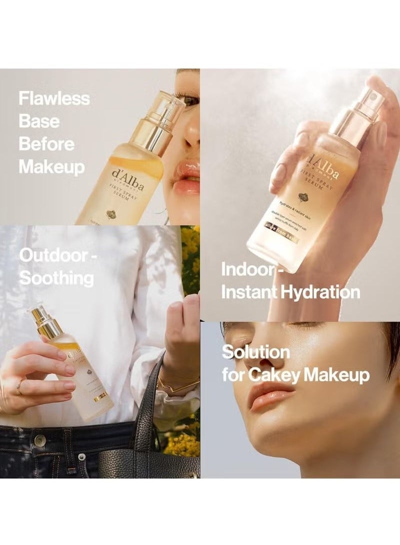 d'alba Piedmont Italian White Truffle First Spray Serum (Vegan), glowy hydrating serum face mist, dalbamist, Pack Of 1, 3.38 fl oz - Image 3