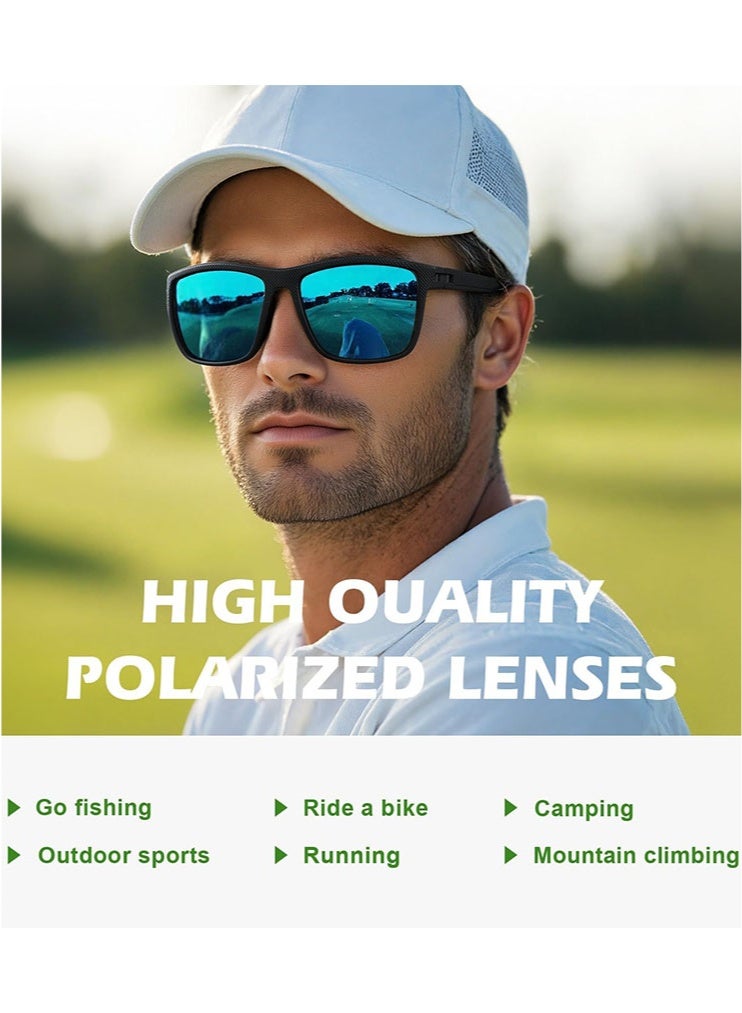 meayul Polarized Sports Sunglasses for Men 3PCS, Cycling Sunglasses, UV Protection Lightweight Sun Glasses for Driving Fishing Golf Cycling - Image 3