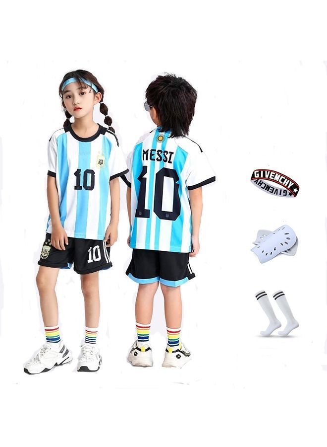 NIBEMINENT World Cup Men's Soccer Jersey Set, Club Short Sleeve Unified Sweatshirt  - Image 1