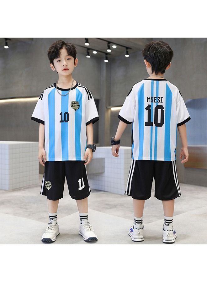 NIBEMINENT World Cup Men's Soccer Jersey Set, Club Short Sleeve Unified Sweatshirt  - Image 5
