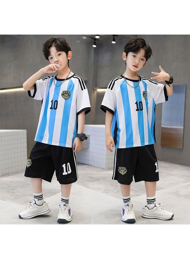 NIBEMINENT World Cup Men's Soccer Jersey Set, Club Short Sleeve Unified Sweatshirt  - Image 2