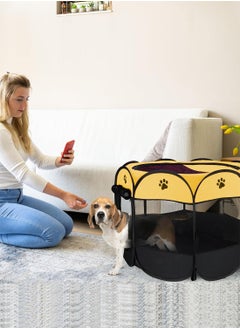 Kidle Folding Cat Tent Dog Cage Puppy Cage Pet Tent Dog Enclosure Cage 73*73*43CM  - Image 3