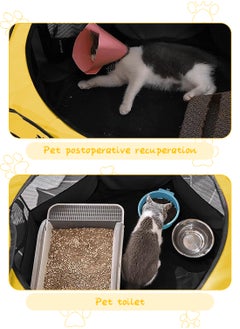 Kidle Folding Cat Tent Dog Cage Puppy Cage Pet Tent Dog Enclosure Cage 73*73*43CM  - Image 4
