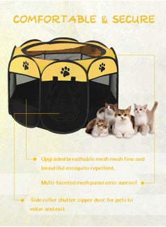 Kidle Folding Cat Tent Dog Cage Puppy Cage Pet Tent Dog Enclosure Cage 73*73*43CM  - Image 2
